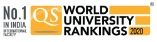 No.1 in International Faculty by QS World University Rankings